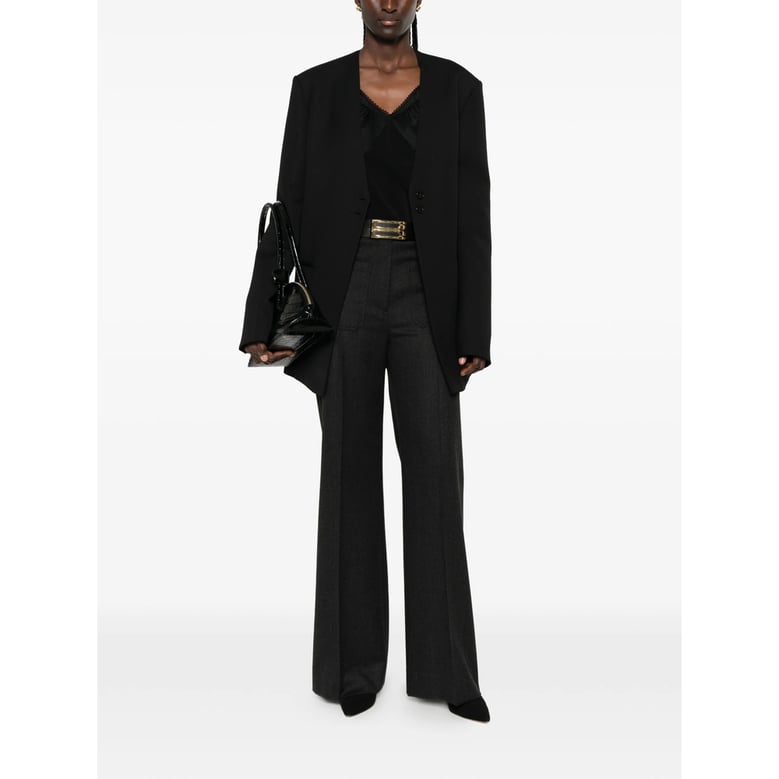 wide-leg trousers grey by Selfnex