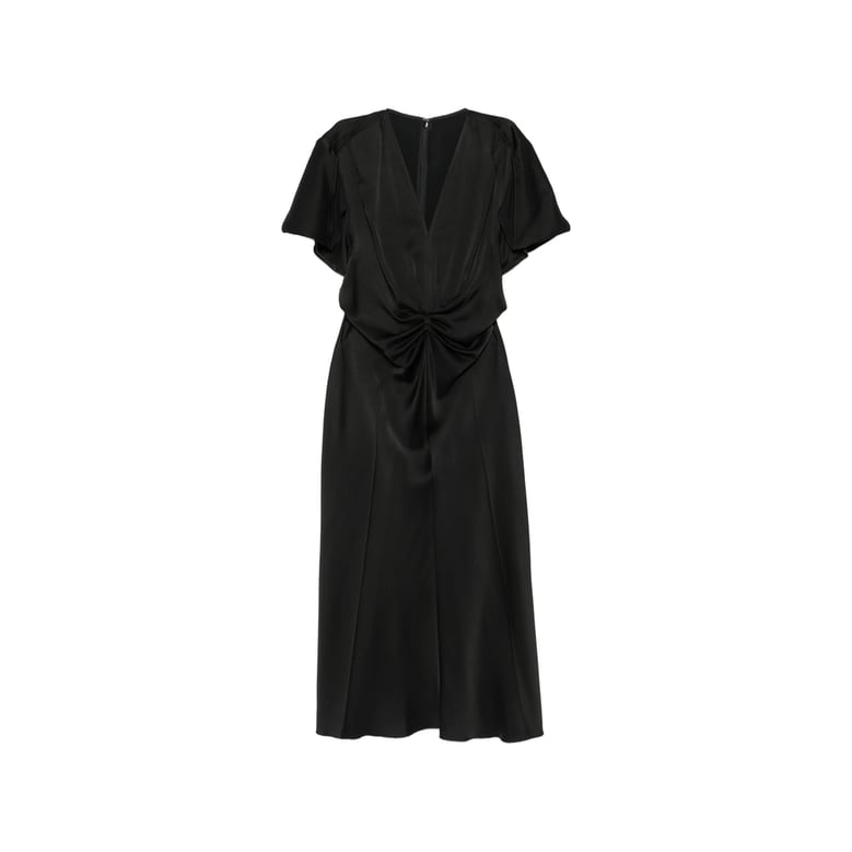 dress satin black by Selfnex