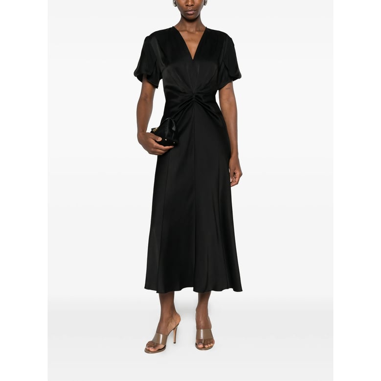 dress satin black by Selfnex