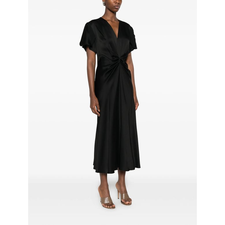 dress satin black by Selfnex