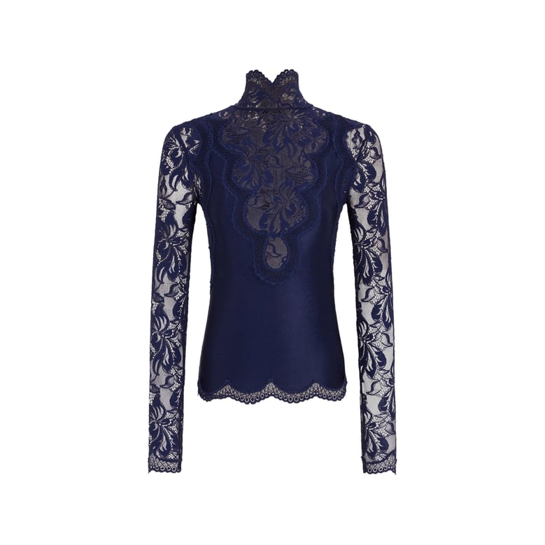 lace top blue by Selfnex