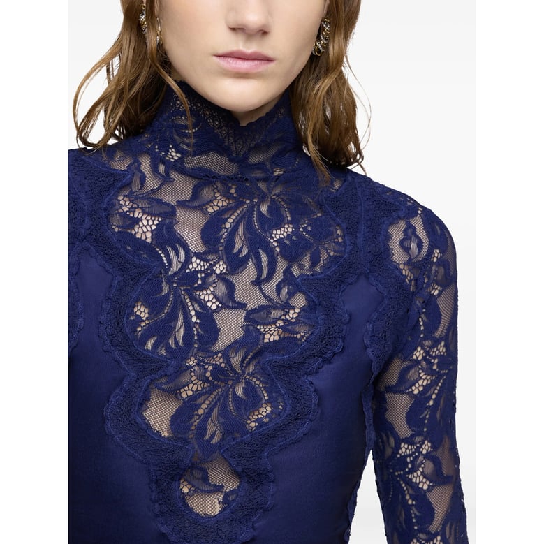 lace top blue by Selfnex