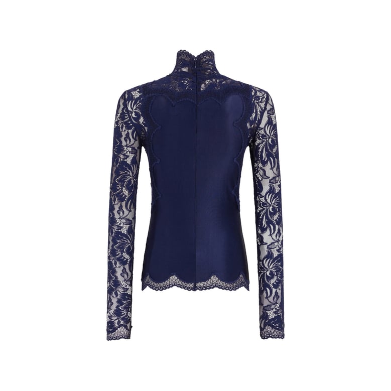 lace top blue by Selfnex