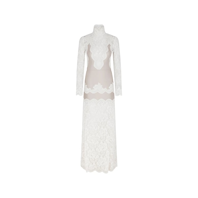 dress with lace panels by Selfnex