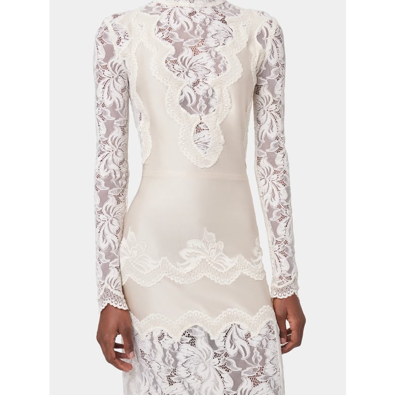 dress with lace panels by Selfnex