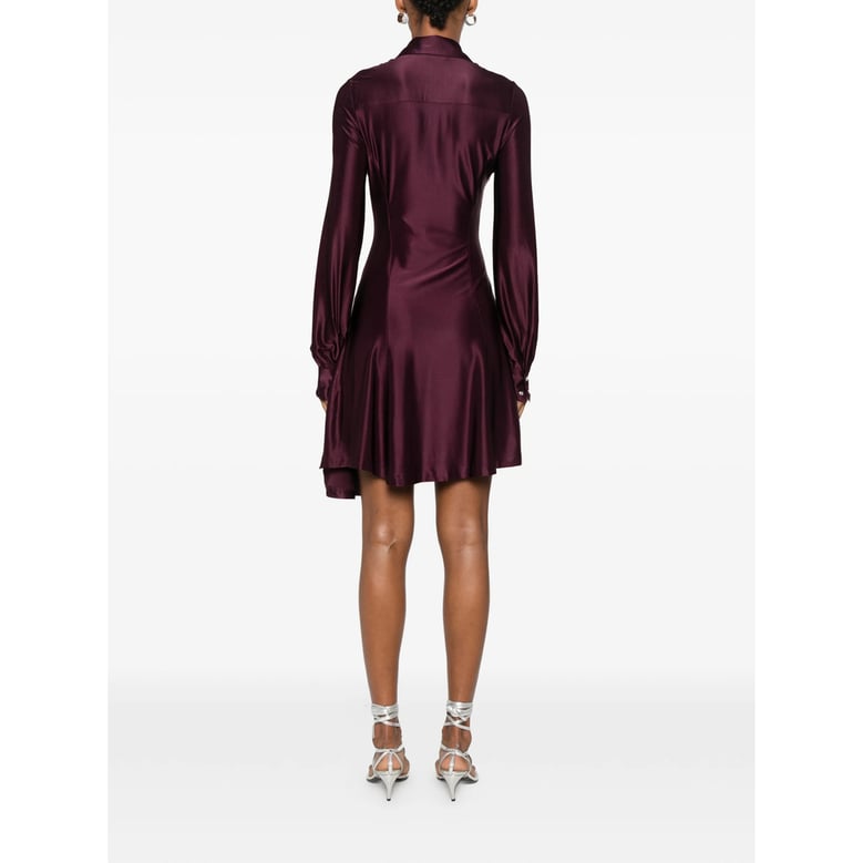 dress in viscose, purple by Selfnex