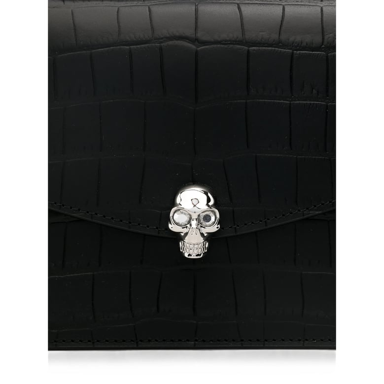 shoulder bag black croc-effect by Selfnex