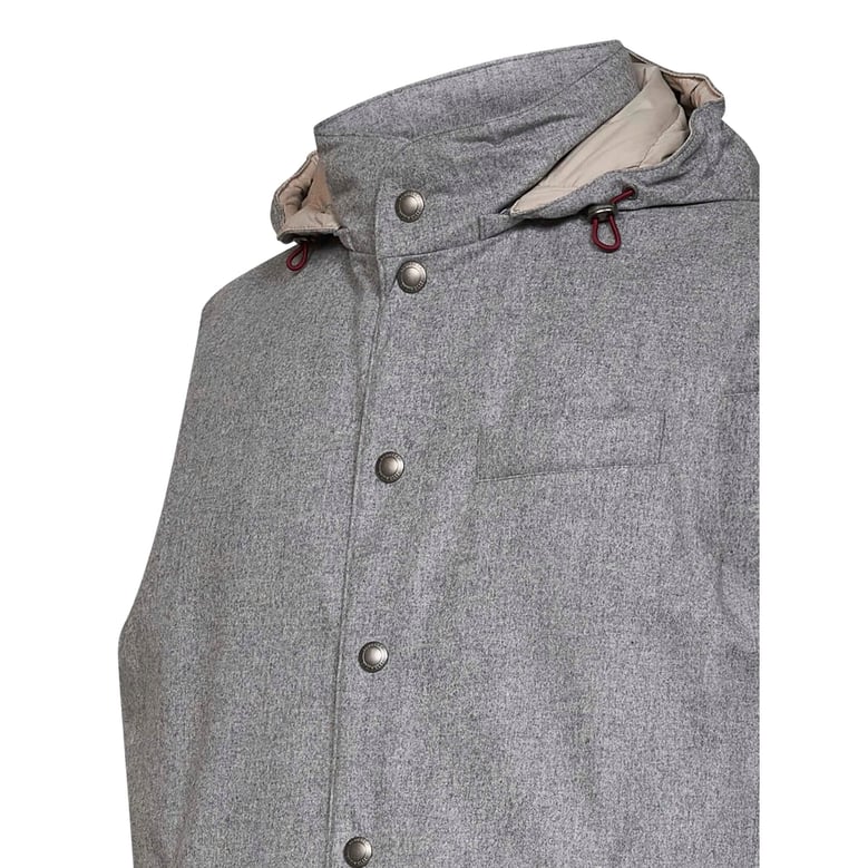 waistcoat grey wool by Selfnex