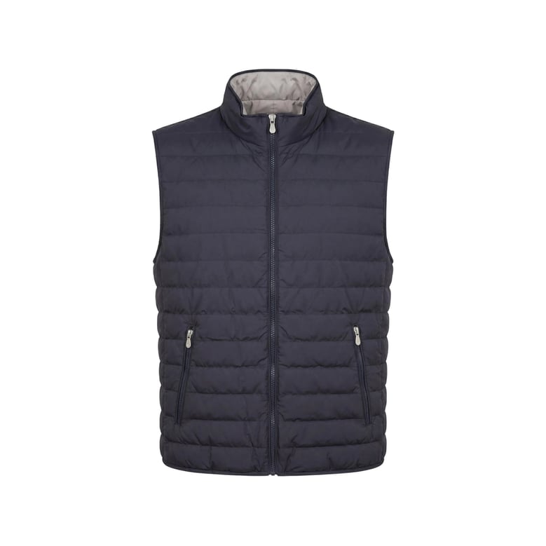 waistcoat quilted blue by Selfnex