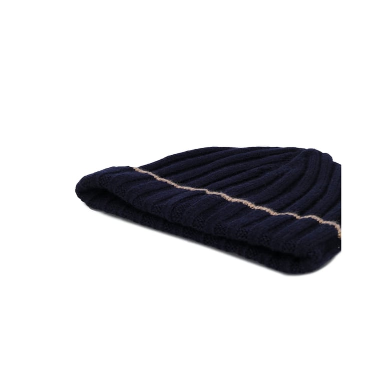 hat navy cashmere by Selfnex