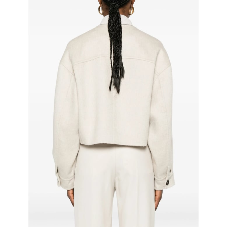 cropped cashmere jacket by Selfnex