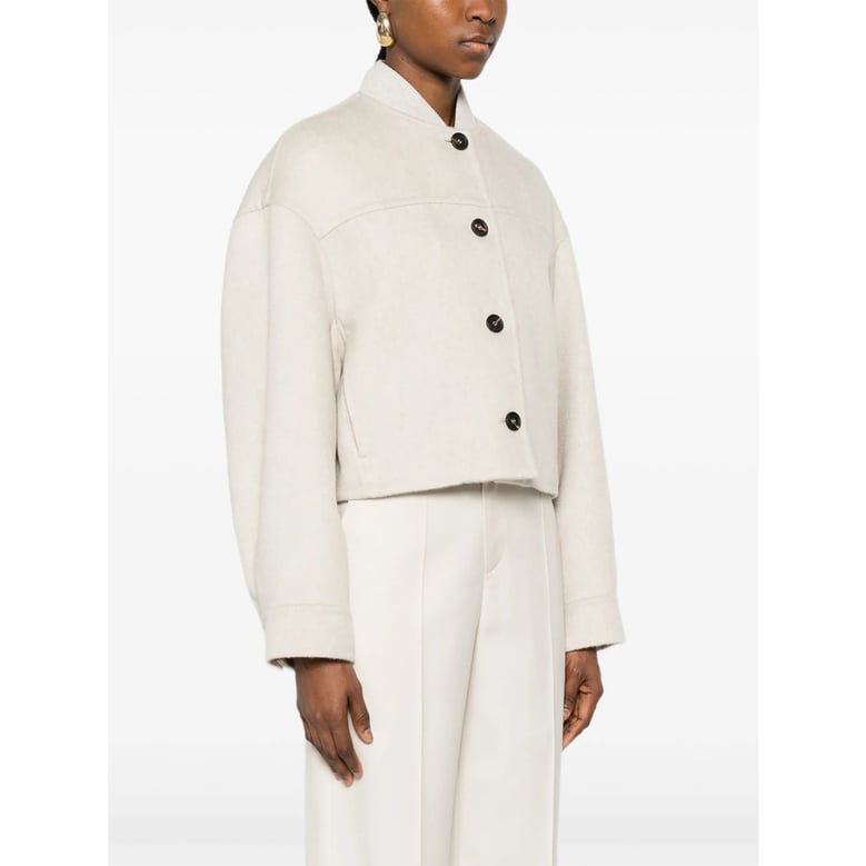 cropped cashmere jacket by Selfnex