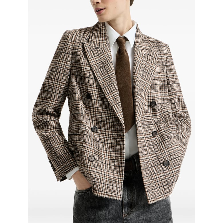 jacket wool-alpaca brown by Selfnex