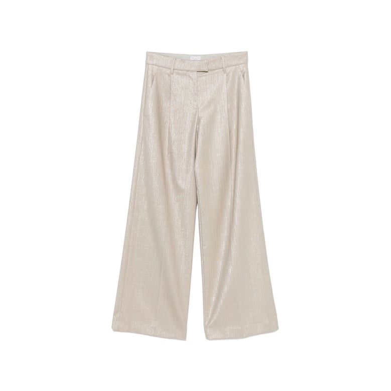 pleated trousers neutrals by Selfnex