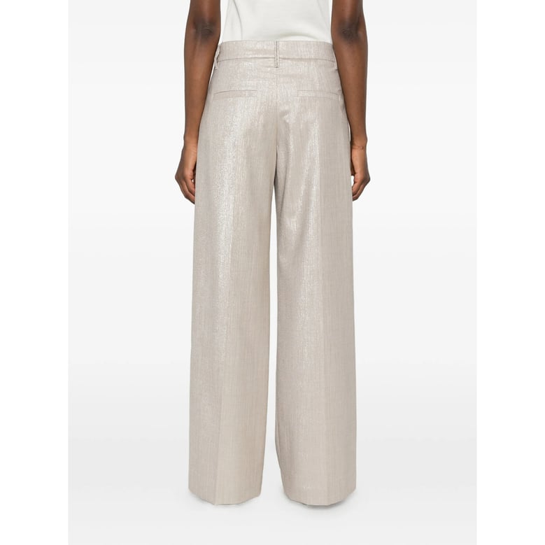 pleated trousers neutrals by Selfnex