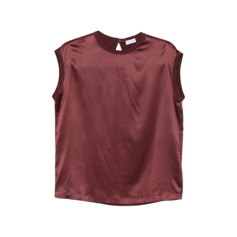 t-shirt silk red by Selfnex