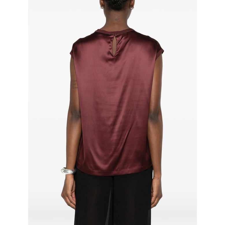 t-shirt silk red by Selfnex
