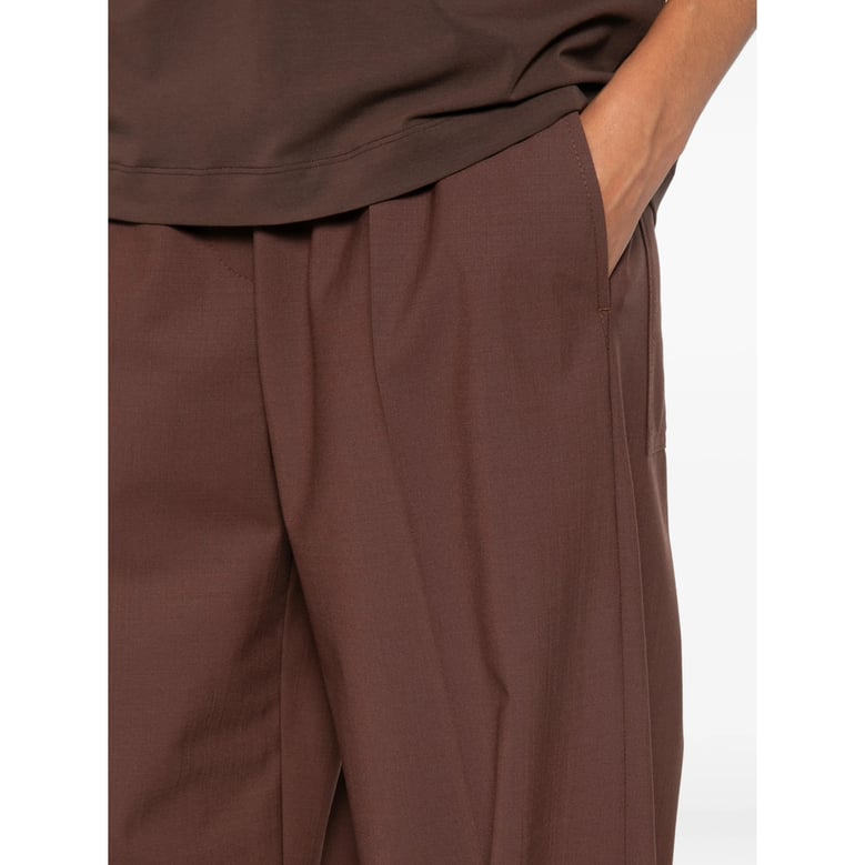 trousers wide-leg brown by Selfnex