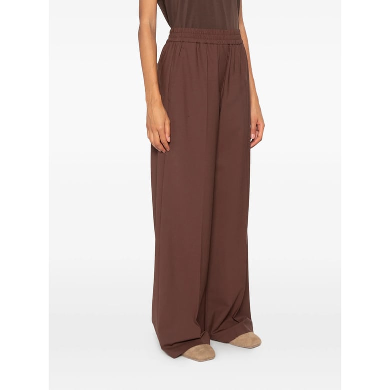 trousers wide-leg brown by Selfnex
