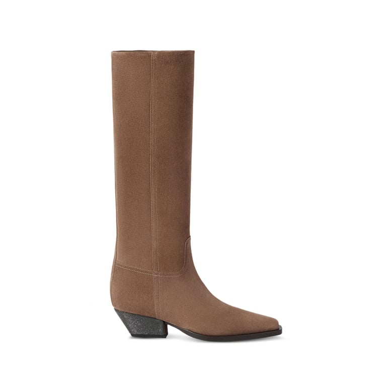 boots calf suede brown by Selfnex