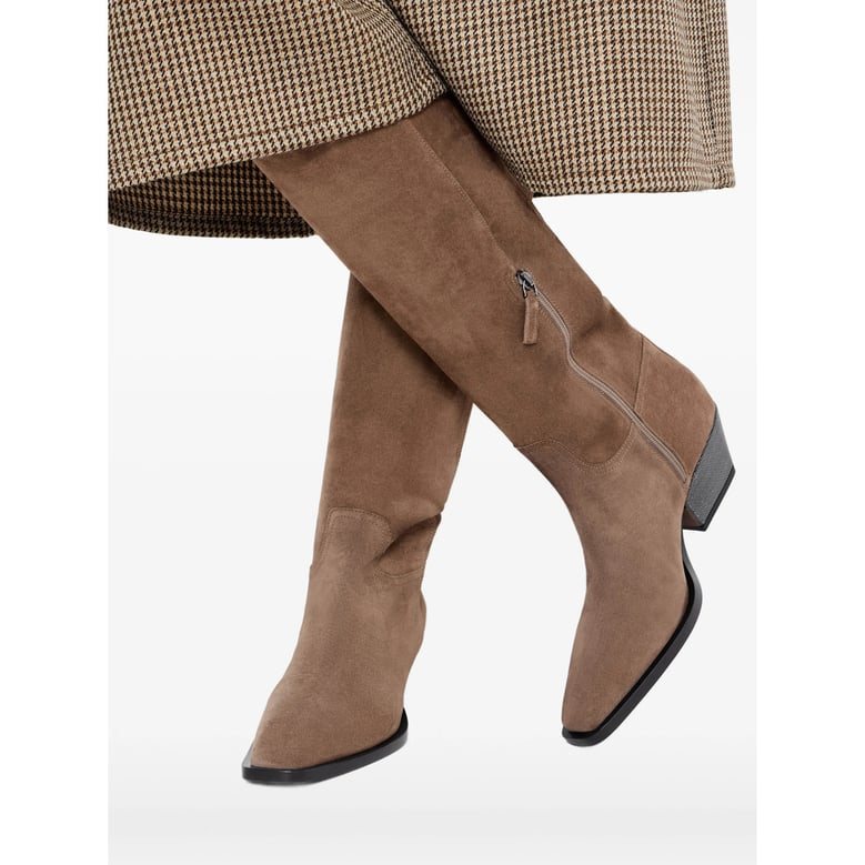 boots calf suede brown by Selfnex