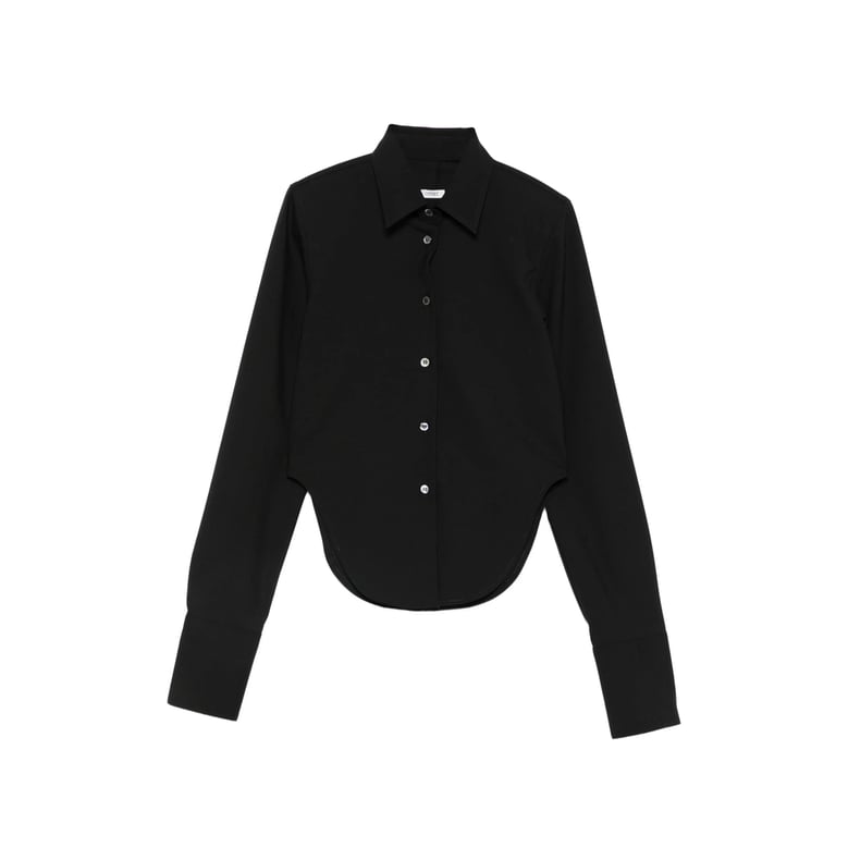 shirt black wool-blend by Selfnex