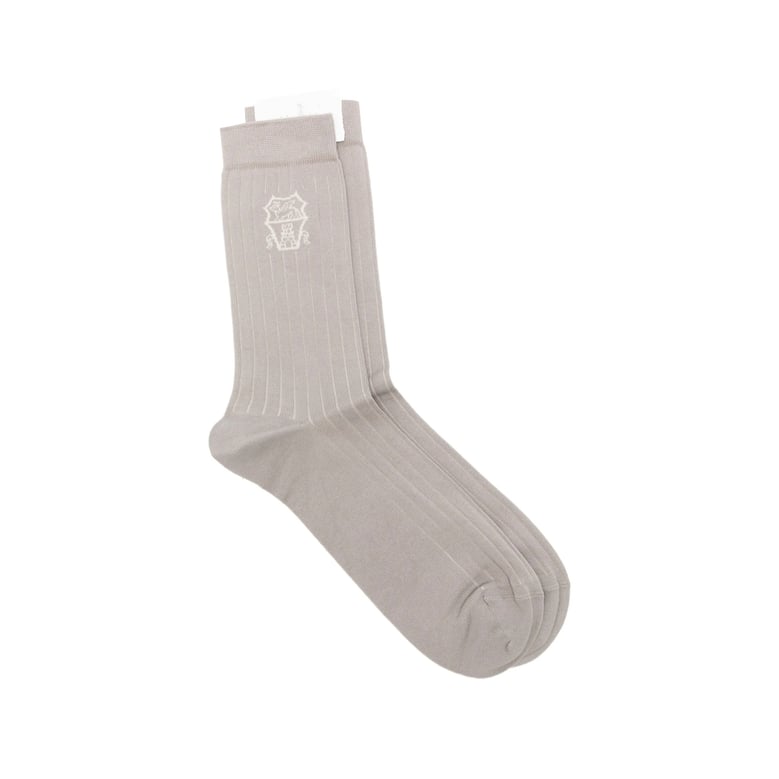 ribbed cotton socks by Selfnex