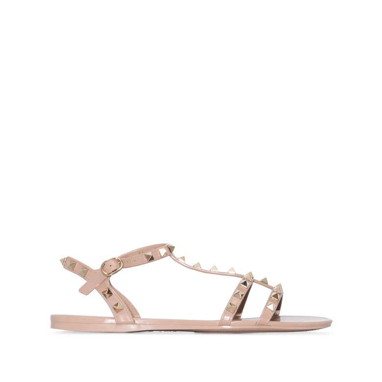 sandals rockstud rubber neutrals by Selfnex