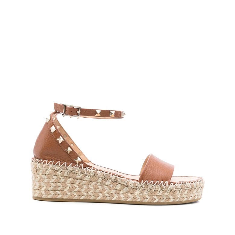 espadrille sandals chestnut brown by Selfnex