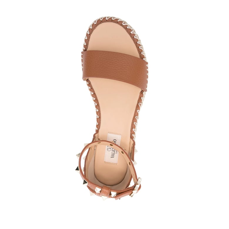 espadrille sandals chestnut brown by Selfnex