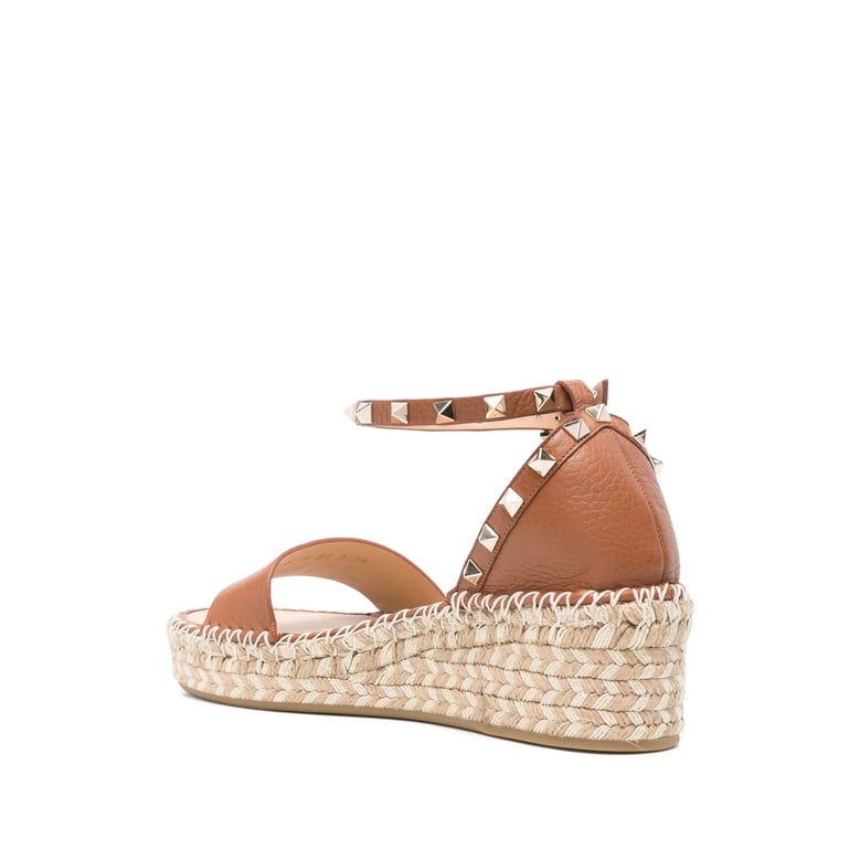 espadrille sandals chestnut brown by Selfnex