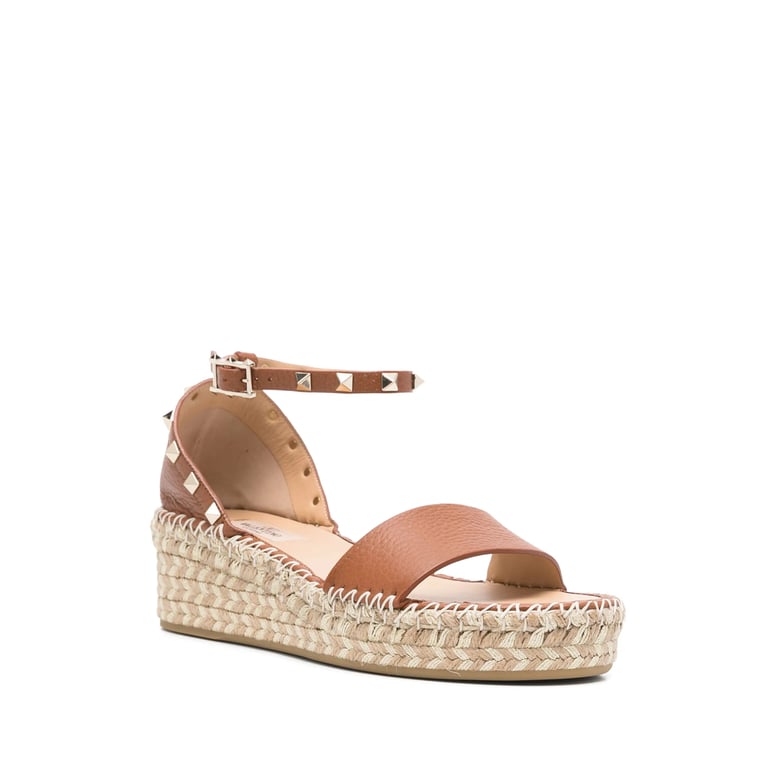 espadrille sandals chestnut brown by Selfnex