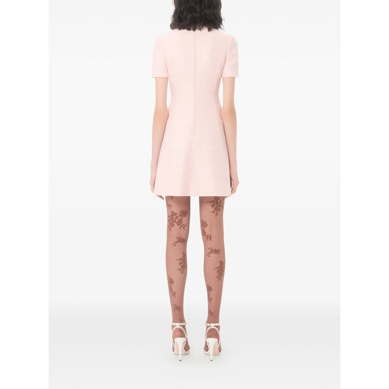 dress pink cotton tweed by Selfnex