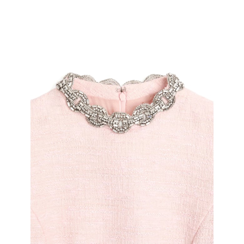 dress pink cotton tweed by Selfnex