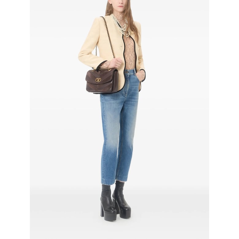 jacket in beige canvas by Selfnex