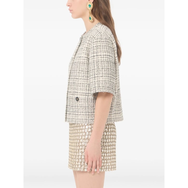 tweed jacket neutrals/black by Selfnex