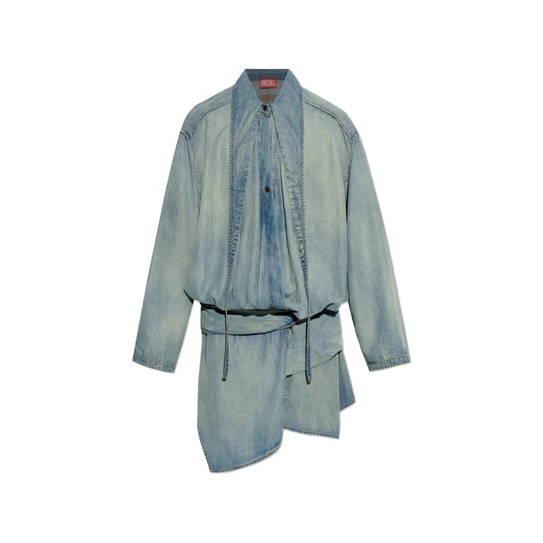 dress washed-denim blue by Selfnex