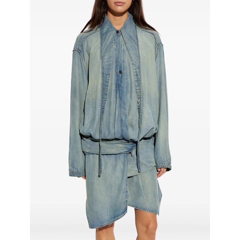 dress washed-denim blue by Selfnex