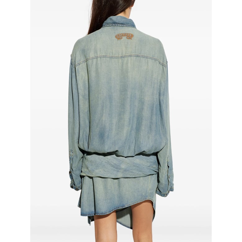 dress washed-denim blue by Selfnex