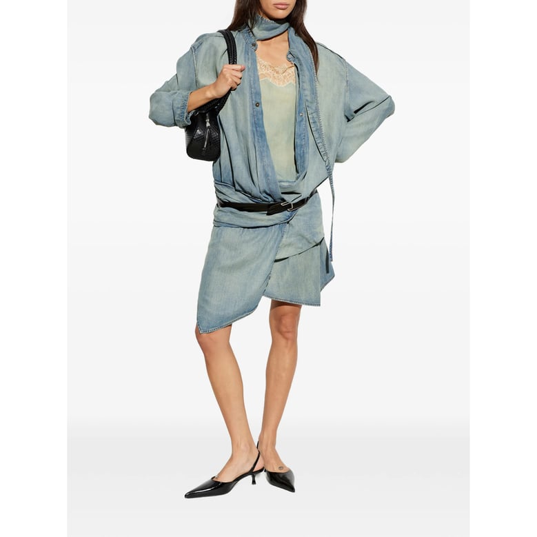 dress washed-denim blue by Selfnex
