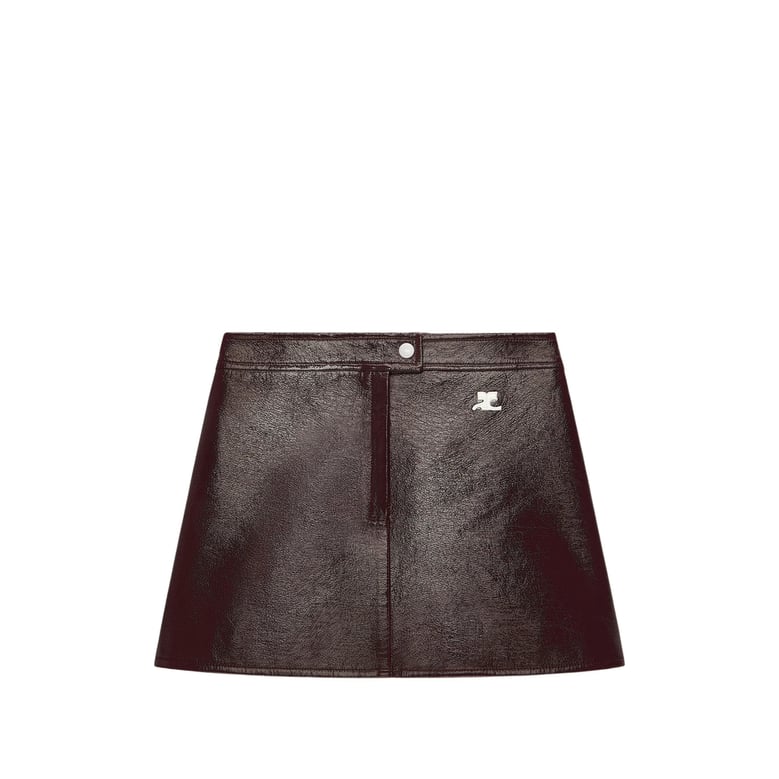 a-line skirt red by Selfnex