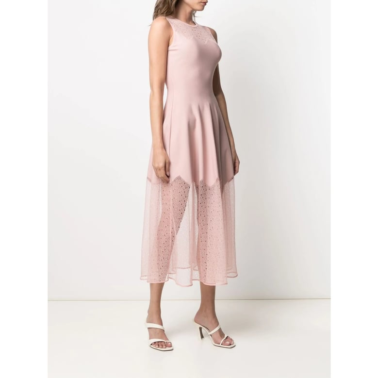 maxi dress nayla pink by Selfnex