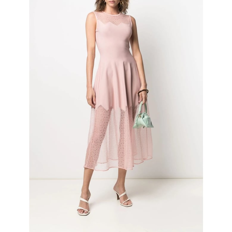 maxi dress nayla pink by Selfnex