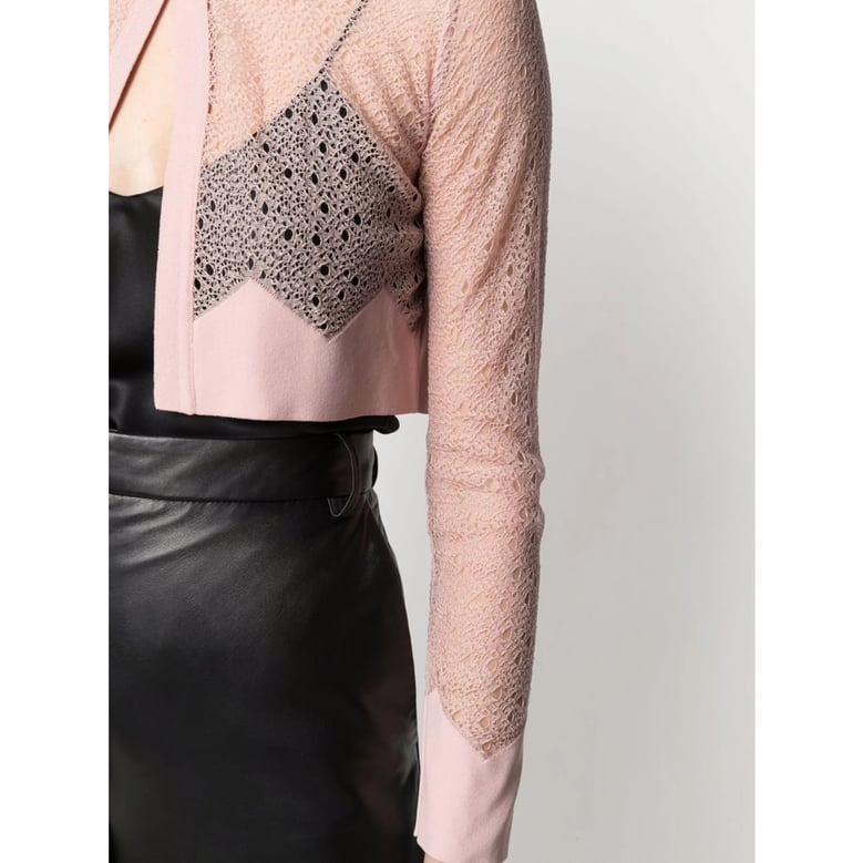 stole pink silk blend by Selfnex