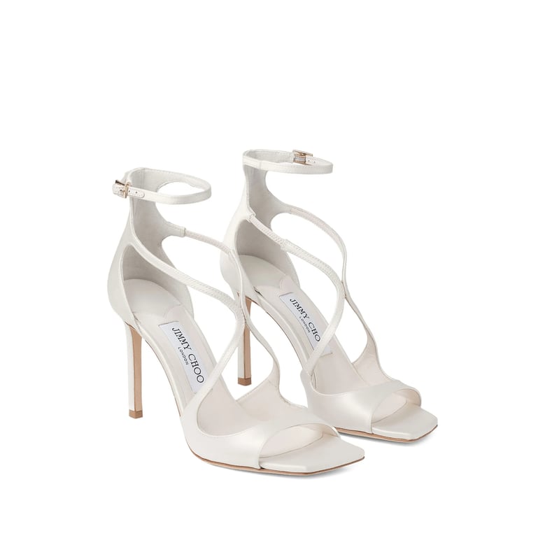 t-strap sandals azia 95 white by Selfnex