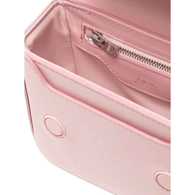 tote bag blush pink nappa leather by Selfnex