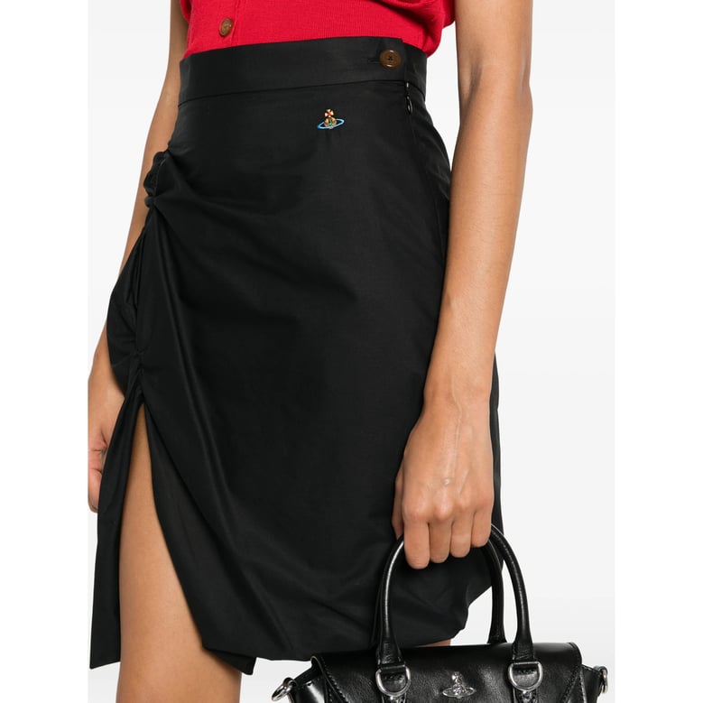 skirt asymmetric black by Selfnex