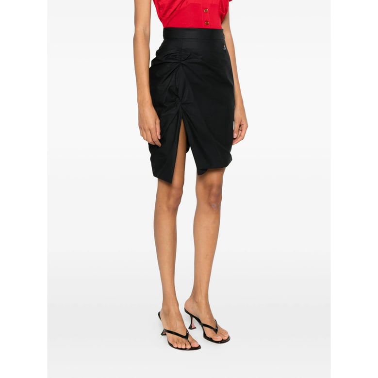 skirt asymmetric black by Selfnex