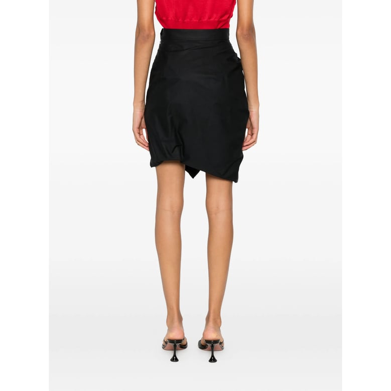 skirt asymmetric black by Selfnex