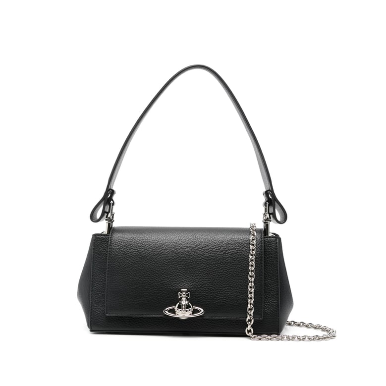shoulder bag black grained texture by Selfnex